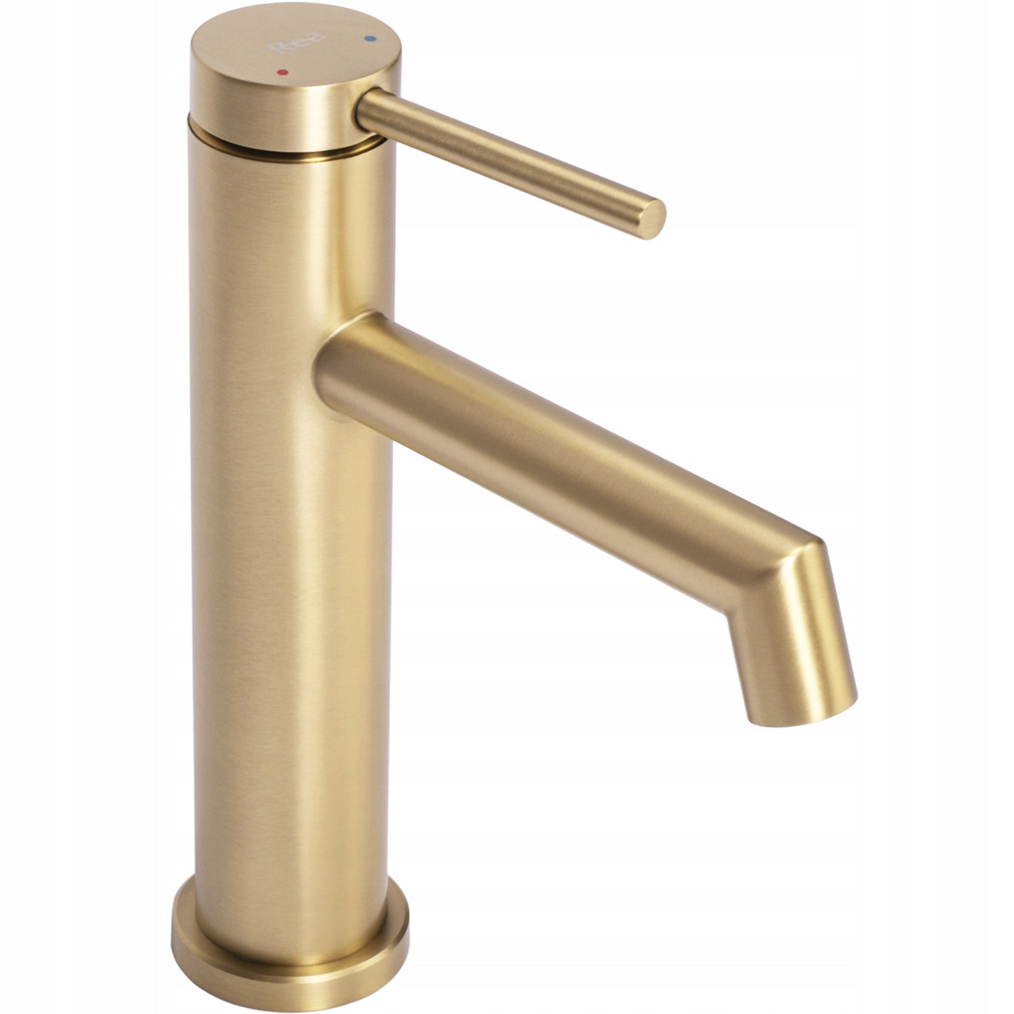 Brushed Gold Basin Mixer – Low Profile | Modern Bathroom Tap